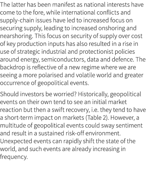 The latter has been manifest as national interests have come to the fore, while international conflicts and supply ch...